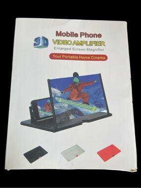 Screen magnifier mobile phone video amplifier- enlarges screen of a mobile phone